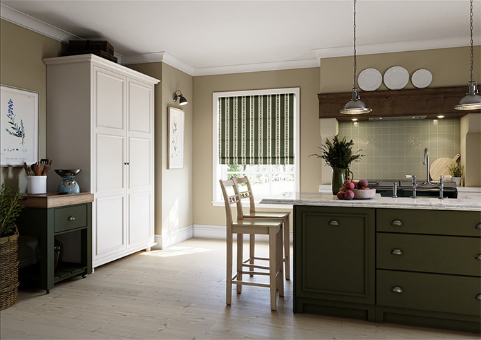 The British Stripe Co. Edgar, Chilterns No.1 - Twist&Fit Roman Blind - Image 7